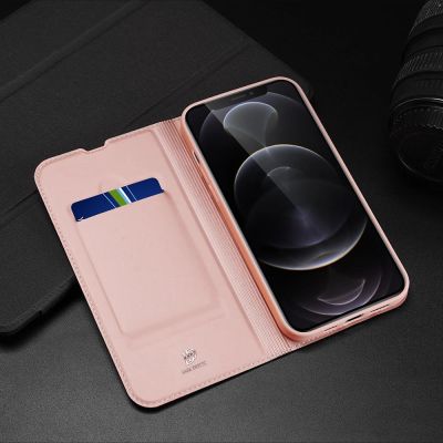 24. Dux Ducis Skin Pro Bookcase type case for iPhone 13 Pro blue