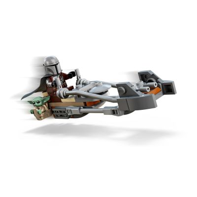 5. LEGO Star Wars 75436 Mandalorian and Grogu's Landspeeder