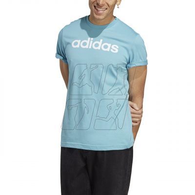 3. adidas Essentials Single Jersey Linear Embroidered M IC9287