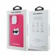 5. Karl Lagerfeld Silicone Choupette Head Print MagSafe Case for iPhone 16 Pro Max - Fuchsia