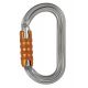 Petzl M33A TL Climbing Carabiner D-Shaped Aluminum Gray 1 pc.