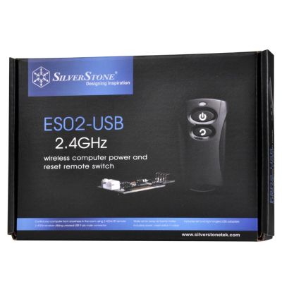 10. Silverstone ES02-USB RF Wireless PC Remote Control Press Buttons