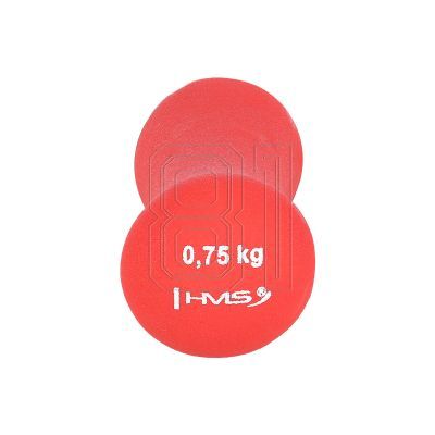 19. Neoprene coated cast iron weight 0.75kg 17025