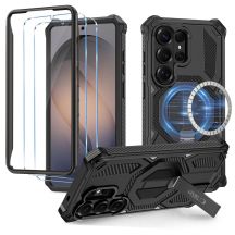 Tech-Protect MagBlast MagSafe Case + Tempered Glass 2-Pack for Samsung Galaxy S26 Ultra - Black
