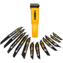 Set of 12 blades for DEWALT reciprocating saw