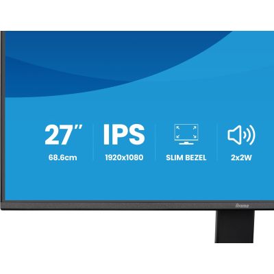 29. iiyama ProLite X2791HS-B1 computer monitor 68.6 cm (27") 1920 x 1080 px Full HD LED Black