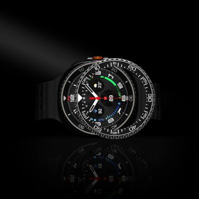 10. Spigen Bezel Tune Pro Diverna Samsung Galaxy Watch 8 Classic 46mm Cover - Black