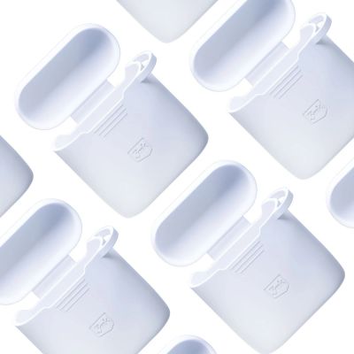 12. 3mk Silicon AirPods Case for AirPods 2 - white