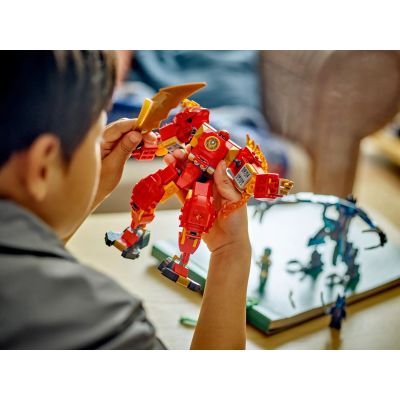 6. LEGO Ninjago 71808 Kai's Elemental Fire Mech