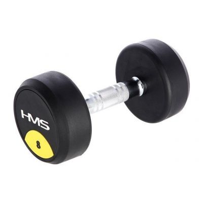Rubber-coated dumbbell 8kg HMS HG PRO 8