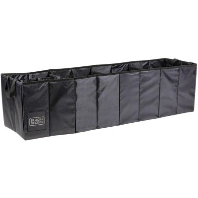 17. ORGANIZER STORAGE BOX 4 COMPARTMENTS FOLDABLE 110X30X30cm BLACK + DECKER
