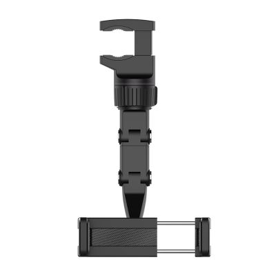 4. Adjustable car rearview mirror holder for smartphone black