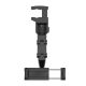 4. Adjustable car rearview mirror holder for smartphone black