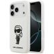 Karl Lagerfeld Silicone Karl Sketch & Logo MagSafe Case for iPhone 17 Pro - White