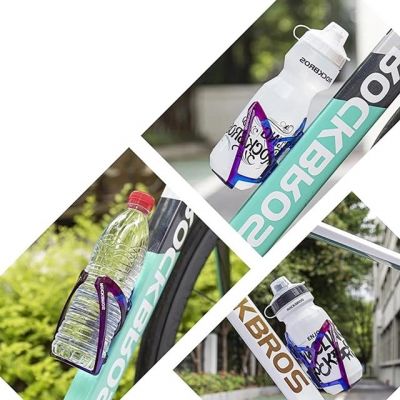 5. Rockbros FK338 Bike Bottle Cage – Blue-Purple