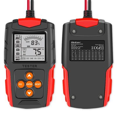 6. QOLTEC BATTERY TESTER WITH LCD DISPLAY | 12V | 24V | 3AH-200AH