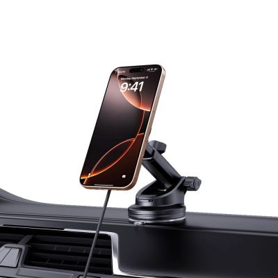 8. Tech-Protect MM15W-V7 QI2 Car Holder with Inductive Charger - Black
