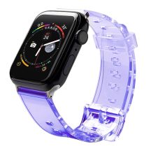 Silicone Strap Bracelet Bracelet Strap Light for Apple Watch 38 / 40 mm - Purple
