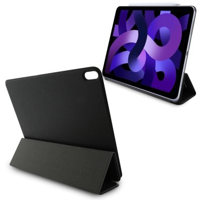 6. Karl Lagerfeld Saffiano Magnetic Karl & Choupette iPad Air 13" 2024 Book Cover Case - Black