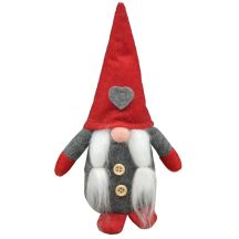 DECORATIVE gnome with a heart 20cm girl