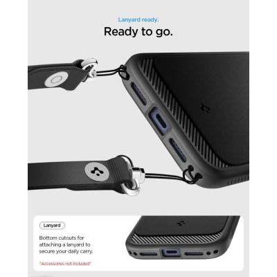 6. Spigen Rugged Armor MagSafe Case for iPhone 18 Pro Max / 17 Pro Max - Matte Black