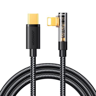 12. Joyroom Gaming Cable S-CL020A6 Lightning (angled) / USB-C (straight) 20W 1.2 m - black
