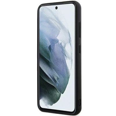 5. Karl Lagerfeld 3D Rubber Glitter Logo case for Samsung Galaxy S24 - black