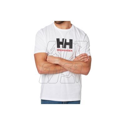 3. Helly Hansen Logo T-shirt 33979-001 white M