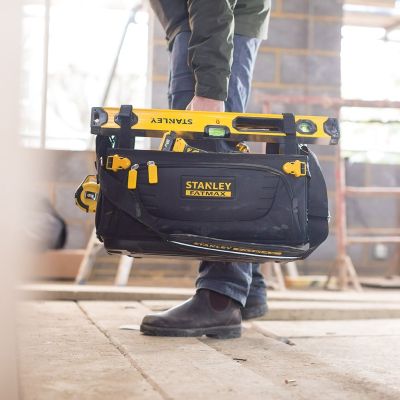 6. Stanley FMST1-80146 Tool Box Small Parts Box Fabric Black, Yellow