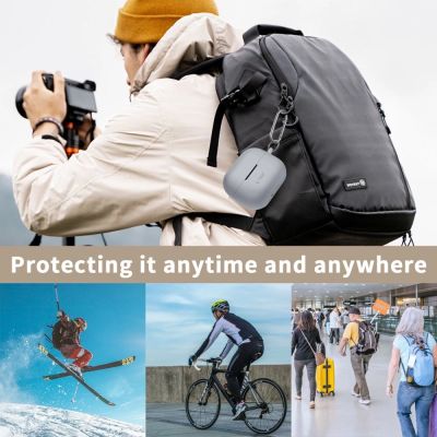 5. Tech-Protect Silicone Hook Case for Samsung Galaxy Buds 3 / 3 Pro - Black