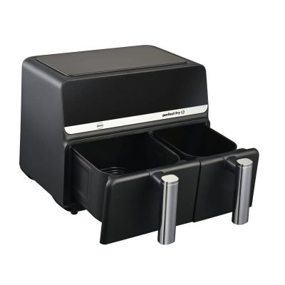 12. ELDOM FAT-FREE FRYER FR200 9 L, 2200W, TWO INDEPENDENT DRAWERS, 8 PROGRAMS, LED DISPLAY, TEMP. 80°C–200°C