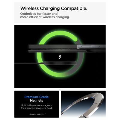 15. Spigen Optik Armor Pro MagSafe Case for Samsung Galaxy Z Fold 8 Ultra - Black