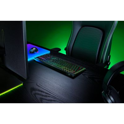 4. Razer BlackWidow V4 Low-profile HyperSpeed Keyboard (Green Switch) - US Layout