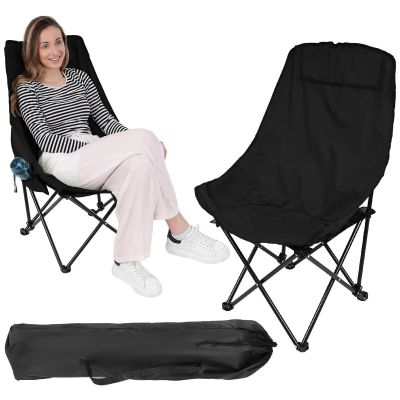 FOLDING CAMPING CHAIR 46X46X90CM BLACK