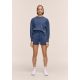 5. CASALL Women's Peachy Crew Neck Sweatshirt, Navy Blue