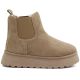 6. Waterproof women's ankle boots, snow boots, platform boots, beige, Big Star UU274173