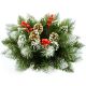 4. LARGE DIAMOND WREATH WITH ROWAN BERRIES AND PINE CONES SASKA GARDEN