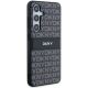3. DKNY Leather Mono Stripe & Metal Logo case for Samsung Galaxy S24 - black