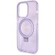 6. Guess Ring Stand Script Glitter MagSafe case for iPhone 14 Pro Max - purple
