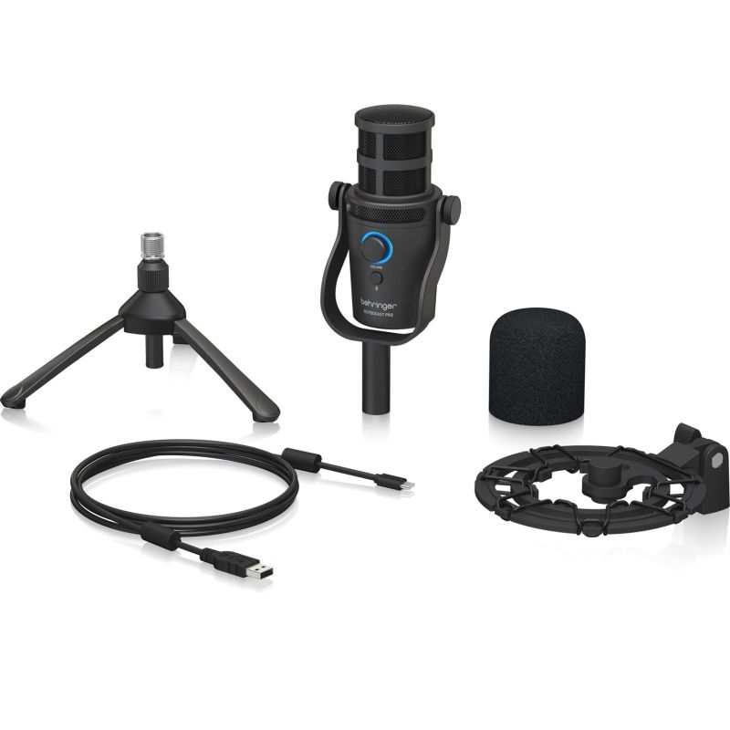 6. Behringer D2 Black Podcast Microphone