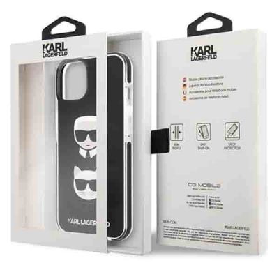 8. Karl Lagerfeld Karl&Choupette Head Case for iPhone 13 - Black