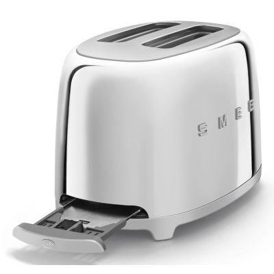 9. Smeg TSF01SSEU 2-slice toaster, chrome finish
