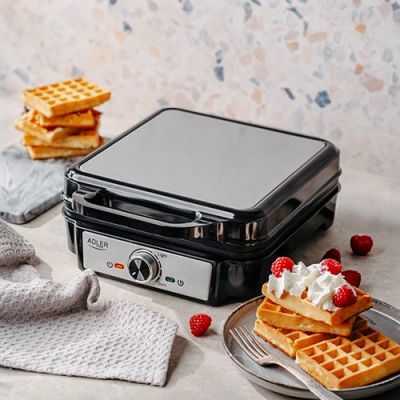 8. ADLER AD 3083 waffle maker