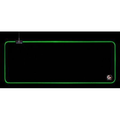 5. GEMBIRD GAMING MOUSE PAD, WITH LED LIGHT EFFECT, BLACK, SIZE - L