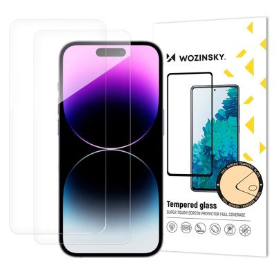 Wozinsky Tempered Glass 2-Pack for iPhone 17 Pro Max / 16 Pro Max
