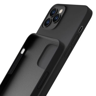 11. 3mk Silicone Case for iPhone 12 Pro Max - black
