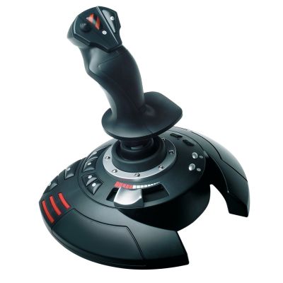 7. Thrustmaster T.Flight Stick X Black, Red, Silver USB Analog Joystick PC, Playstation 3