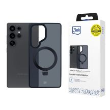 3mk Smoke Case Mag&Stand for Samsung Galaxy S25 Ultra - Black