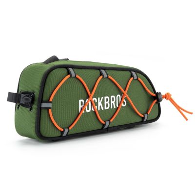 2. Rockbros TL004 ROAD TO SKY 0.7 l waterproof frame bag - green