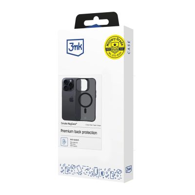 3. 3mk Smoke MagCase with MagSafe for iPhone 13 Pro - Semi-transparent